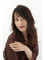 ソワン ドゥ ブレス 立花店(soin de brace) 大人可愛いフリンジウェーブ×似合わせカット/ココアベージュ