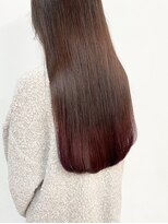 トハコ(&haco)&nbsp;毛先ブリーチ×ラベンダーピンクカラー☆