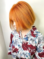 ヘアデザイン アンジェロカフェ(Hair Design Angelo cafe)&nbsp;ペールオレンジ☆