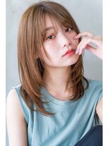 エイミー(Aimee)&nbsp;Aimee ナチュラルレイヤースタイル×イノセントベージュ