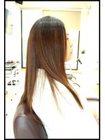 メタ(META) カット+海洋深層水縮毛矯正ストレート※別名クリスタル縮毛矯正