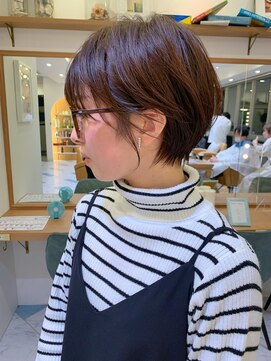 ロンド パルティール 大宮(Lond partir) 【石田勇士郎】インナーカラー髪質改善厚めバングスリークボブ