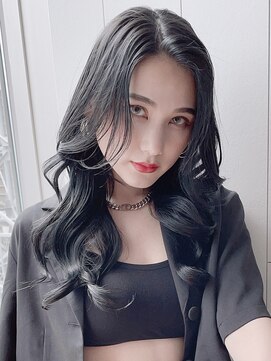 アイティーバイアルバム 松戸店(IT by ALBUM) 海外風ロング_カーキグレージュフェザーバング_8743