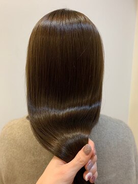 シェノン サントル(CHAINON CENTRE) ショコラベージュ/ボブルフ/カール/ベビーバング【梅田/茶屋町】