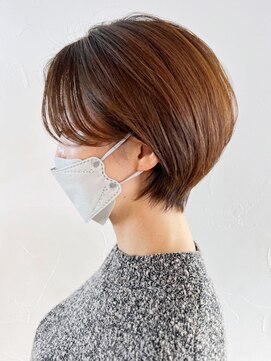 アイティーバイアルバム 下北沢店(IT by ALBUM) 丸みショート_外ハネボブセクションカラー_ba381651