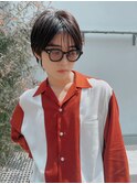 ACE横浜　柔らかオリーブベージュ×マッシュショート