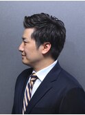 ビジネスフォーマル ツーブロックベリーショート オールバック