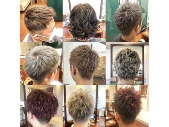 リコヘアー(RICO HAIR)の写真/ショート～パーマスタイルまで幅広いメンズスタイルが得意なサロン☆再現性の高く朝のセットも楽に。