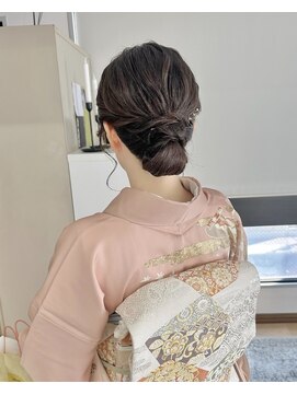 オウン(AUN) 訪問着ヘアセット