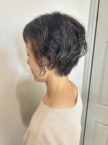 エニィ 池袋西口(Any)&nbsp;黒髪/ボブルフ/ネビージュ/小顔/ワンレン/池袋/髪質改善/前髪