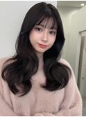 フェミニンロング/くびれヘア/似合わせカット/メルティカラー