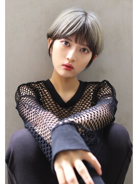 マルフェ 天王寺(marfe) 【marfe】アンブレラカラー_ブリーチ_ショートヘア_ショートボブ