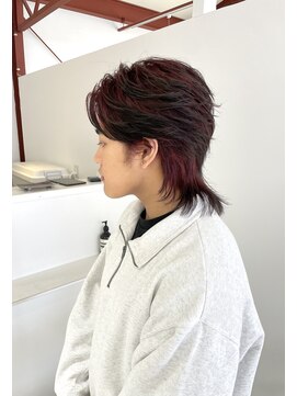 ブリックマウントヘアメイク(Blic mt hair make) レッド系エンドカラー