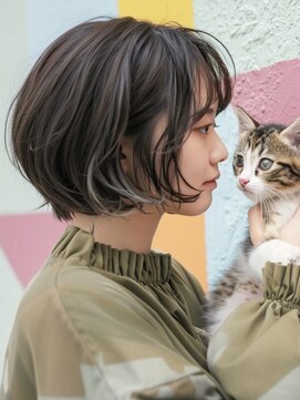 アルトリスト(Altruist Aging×HAIR&SPA) ★暗めカラーグランマッシュフェイスフレーミングデザインカラー