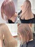 ☆トリプルカラー☆で理想の髪色へ♪ブリーチ×2回＋カラー＋トリートメント