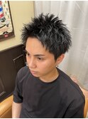 スパイキーショート×スパイキーパーマ