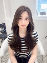 ノエシキカ(noe sikika)&nbsp;ホワイトグレージュ/デジタルパーマ/チェリーブラウン/栄a34