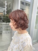 カケル(×.)&nbsp;カーリーパーマ/前髪パーマ/オレンジカラー