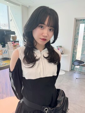 ギグスダブル 栄店(gigs double) デザインカット/全体レイヤー/セミロング