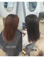 ビーヒアナウ N゜03 金沢駅西店(BE HERE NOW) 大人女性の縮毛矯正/美髪ストレート/髪質改善/エイジングケア