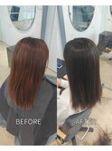 大人女性の縮毛矯正/美髪ストレート/髪質改善/エイジングケア