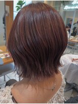 ヘアーエスクールエミュ(hair S. COEUR emu)&nbsp;【レイヤーボブ★ピンクブラウン】