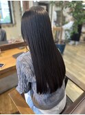 ロング×縮毛矯正ストレート！