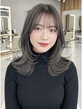 【抜け感ニュアンスカラー】ツヤ感、抜け感、透明感、質感重視のカラー【秋葉原/髪質改善/酸性ストレート】