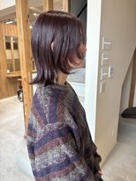 メゾンシアー(Maison Sheer) ウルフレイヤー/ワインレッド