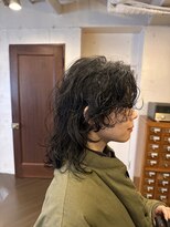 ロムブラン(L'HOMME BLANC)&nbsp;ミディアムレイヤーパーマ