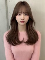 ユーフォリア 新宿店(Euphoria)&nbsp;ピンクベージュ/くびれ巻き/韓国ヘア