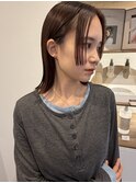 伸ばしかけボブの姫カットアレンジ