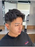 アップバングサーフカールフェードツイスパマンバン
