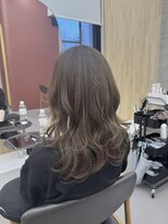 スト 静岡鷹匠(sto) ピンクベージュ/アンブレラカラー/クールショート/前髪/静岡鷹匠