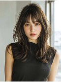 レイヤーロング20代30代40代レイヤーカット韓国ボブ顔周り稲毛