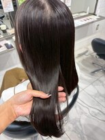 ヴァンカウンシル 一宮店(VAN COUNCIL)&nbsp;水光感たっぷり韓国風ストレート/透明感ブラウン×艶ロング#4
