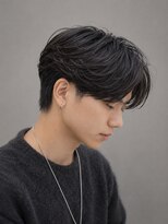 ヘアメイク アース 本庄早稲田店(HAIR & MAKE EARTH)&nbsp;センターパート_韓国ヘア_シャドウパーマ_メンズ
