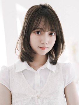 ファナー 馬橋(phaena) 韓国風ミディ　内巻きボブ　顔まわりレイヤー