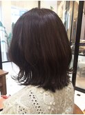 スモーキーマットアッシュ☆外ハネスタイル【担当シバタ】