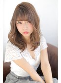 Zina☆とろみベージュカラーフェアリーふわミディ