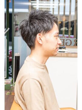 ヘアージャンティ(HAIR GENTIL) メンズ ショート 【 マッシュベース × 刈り上げ 】