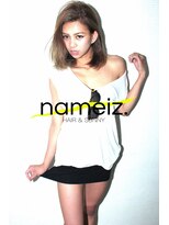 ネイミーズ 横浜関内(nameiz.)&nbsp;【横浜美容室ネイミーズ】アッシュベージュ×ミディアム