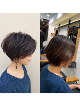 アヴァロン(AVALON) 【直毛解消】立体感くびれショート×ボタニカルデジタルパーマ