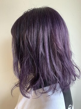 ブローチ プラス アイプロ 栄(Brooch+iPro) ワンブリーチでバイオレット！