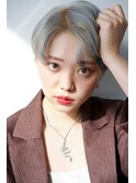《hair make No.8・中村》ペールブルーアッシュ