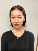 アゴラインのパツンボブ
