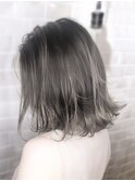 【AUBE HAIR】外国人風カラー_外ハネボブ