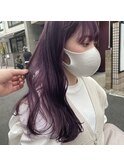 色落ちも楽しめる!ディープラベンダー♪