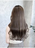 透け感可愛いミルクティーアッシュ