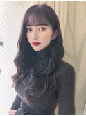 テラコッタ/韓国風ヨシンモリ/流れるレイヤー/前髪カール[銀座]